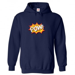POW! Comic Superhero Unisex Classic Kids and Adults Pullover Hoodie